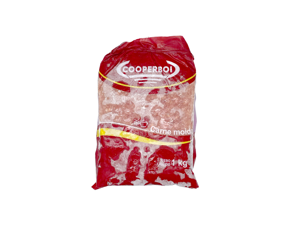 CARNE MOÍDA BOVINA CONGELADA COOPERBOI 1 KG (CX 12 PCT)